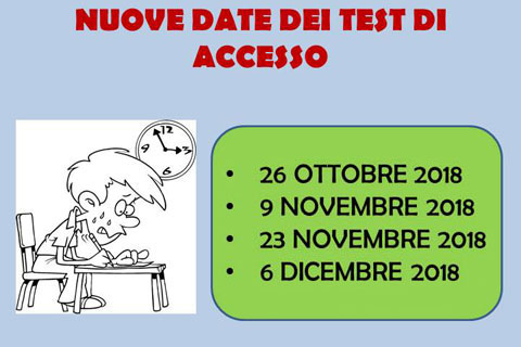 Scienze della Montagna | Nuove date Test di accesso