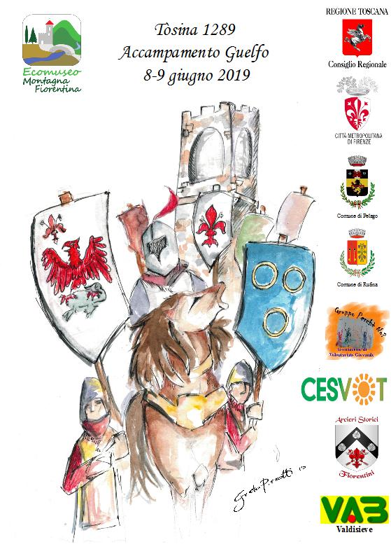 1289 - 2019 Accampamento Guelfo verso Campaldino