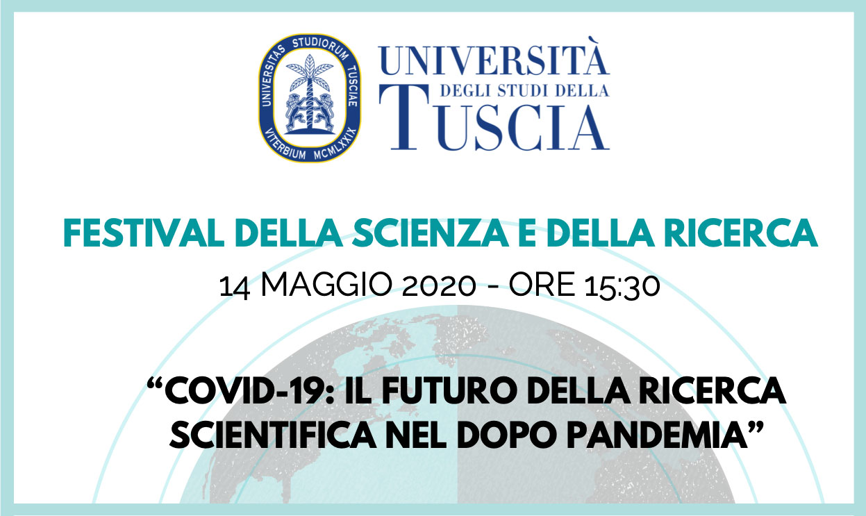Unitus • SdM | Conferenza online Festival Scienza e Ricerca - 14 maggio 2020