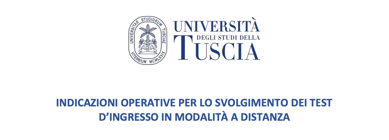 SdM | TEST DI ACCESSO 2020/2021 • 6 maggio 2020