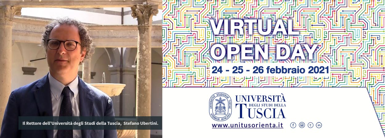 OPEN DAY VIRTUALE ALL'UNITUS, 24-26 FEBBRAIO 2021