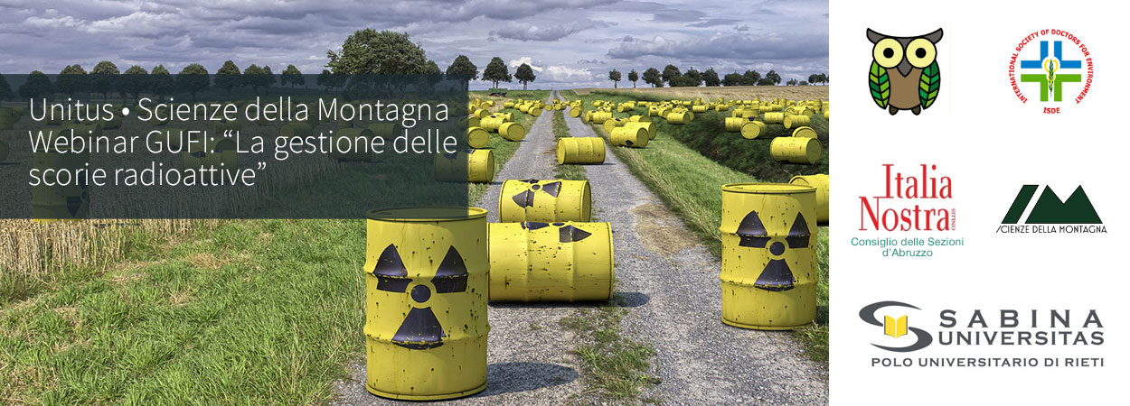 Unitus • Scienze della Montagna | Webinar GUFI - La gestione delle scorie radioattive