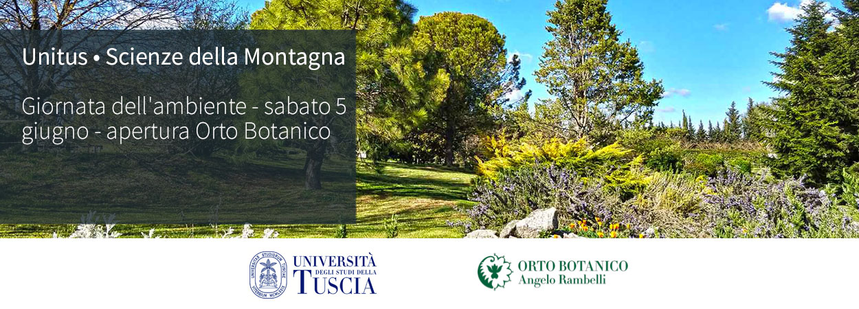 Giornata dell'ambiente - sabato 5 giugno - apertura Orto Botanico