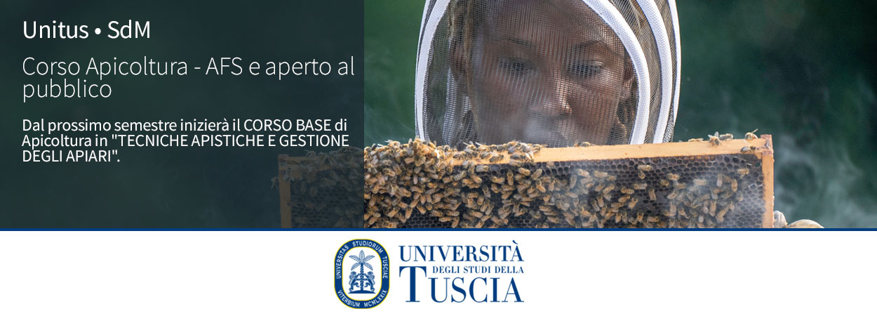 Unitus • SdM | Corso Apicoltura - AFS e aperto al pubblico