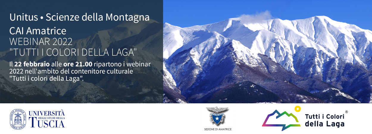 Unitus • SdM | CAI Amatrice: WEBINAR 2022 