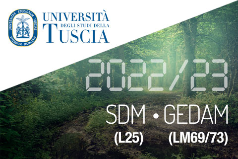 Unitus • Scienze della Montagna - Gestione Digitale dell’Agricoltura e del Territorio Montano: orario provvisorio delle lezioni del 2° semestre