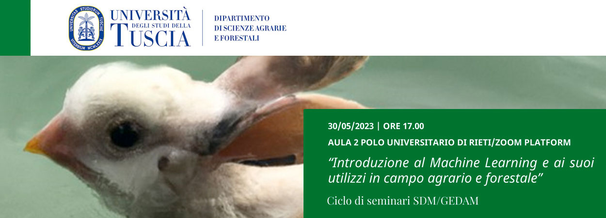 Unitus • SDM/GEDAM | Ultimo appuntamento con i seminari di primavera del Polo Universitario di Rieti