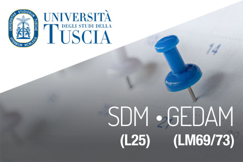 Unitus • SDM/GEDAM | Calendario appelli