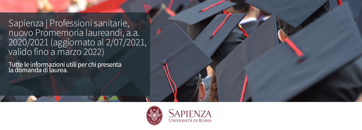 Professioni sanitarie | Promemoria laureandi