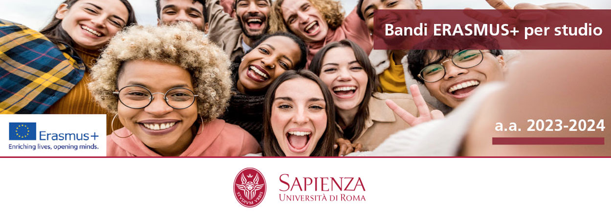 Sapienza | Pubblicazione Bando Erasmus+ per Studio a.a. 2023-2024 - Facoltà di Medicina e Odontoiatria e Facoltà di Farmacia e Medicina (Area Medica)