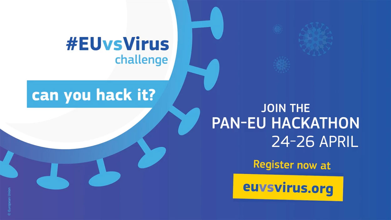 #EUvsVirus - Hackathon 24, 25 e 26 aprile