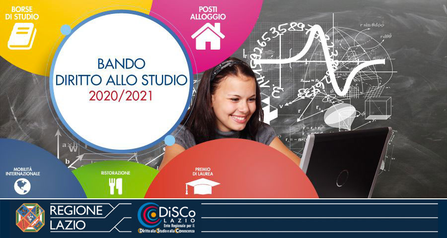 BANDO BORSA DI STUDIO LAZIODISCO 2020/2021