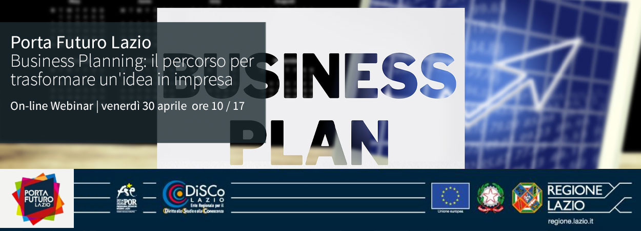 Porta Futuro Lazio | Business Planning: il percorso per trasformare un'idea in impresa