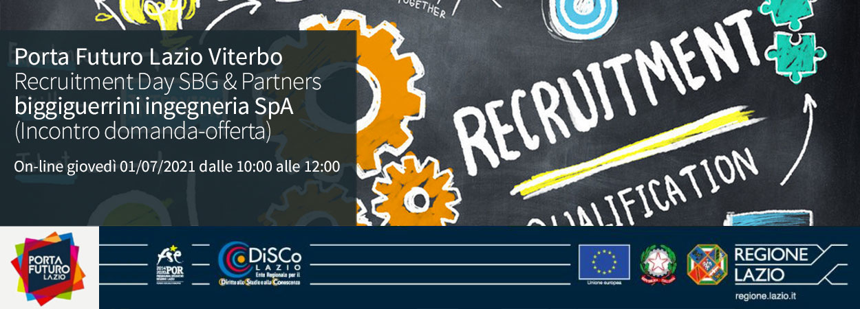 Recruitment Day SBG & Partners biggiguerrini ingegneria SpA (Incontro domanda-offerta)