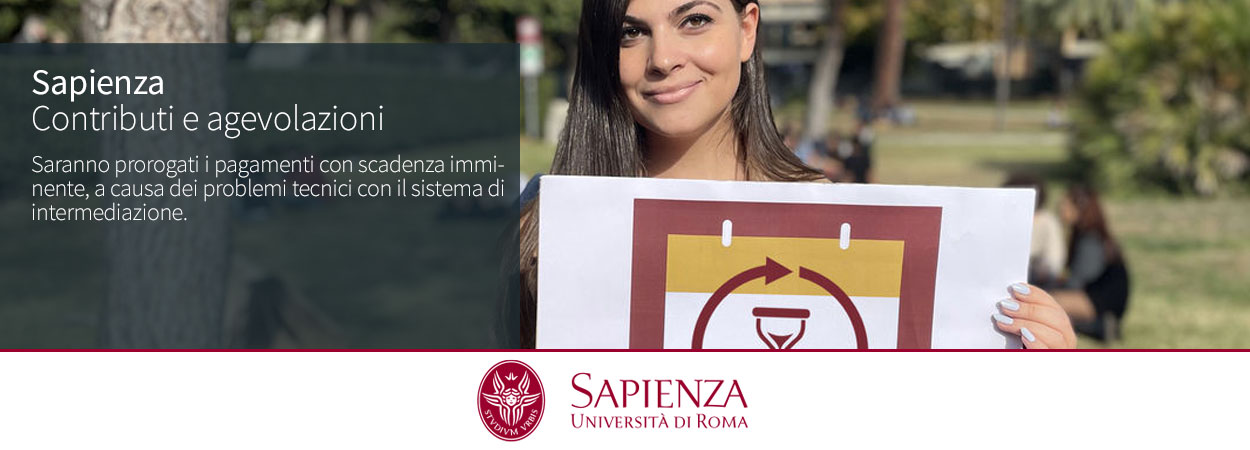 Sapienza | Pagamenti dei contributi: problemi tecnici e proroghe