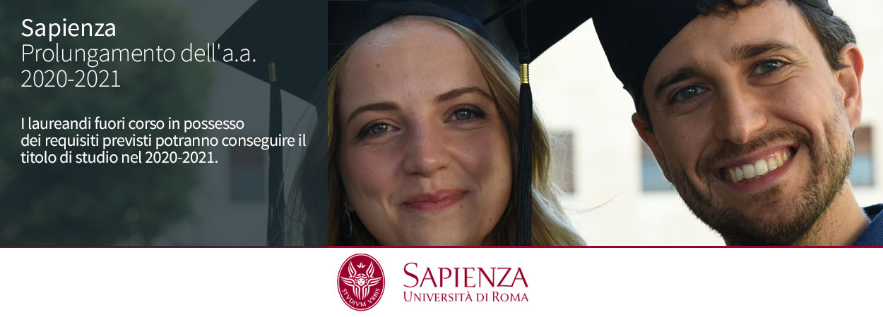 Sapienza | Prolungamento dell'a.a. 2020-2021