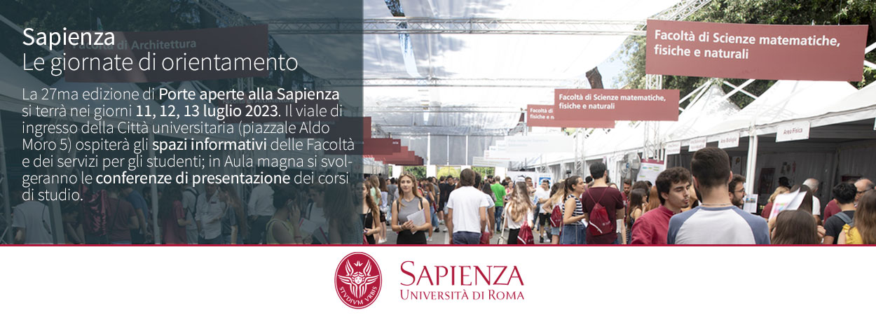 Sapienza | Le giornate di orientamento