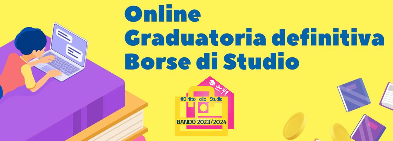 DiSCo Lazio | Online graduatoria definitiva del beneficio Borse di Studio del Bando Diritto allo Studio a.a. 2023/2024