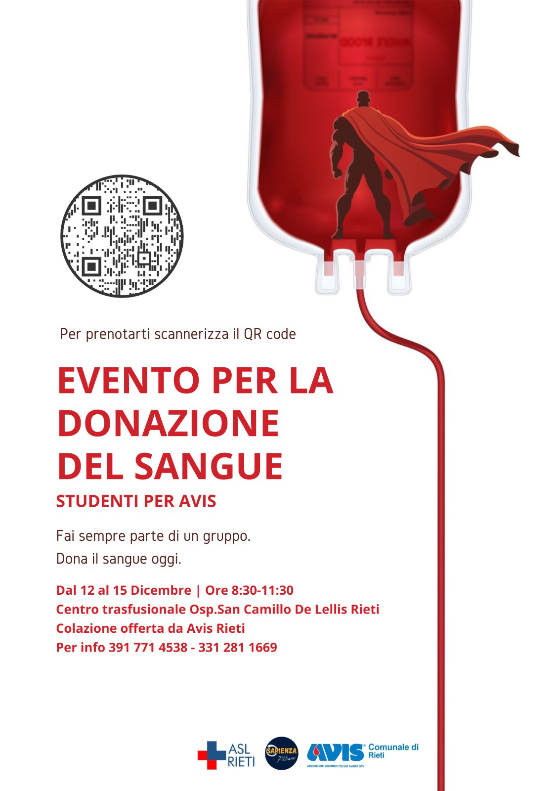 STUDENTI PER AVIS | La settimana della donazione del sangue