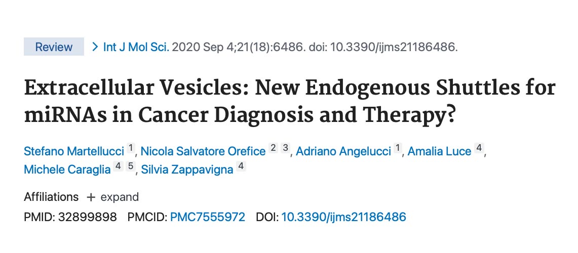 Nuove molecole e biomarcatori per la diagnosi, la prognosi e la terapia del cancro
